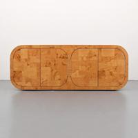 Paul Evans Curved 500 Burl Wood Cabinet - Sold for $3,625 on 10-10-2020 (Lot 103).jpg